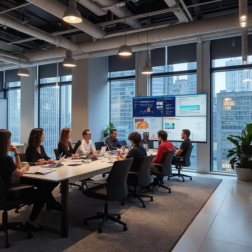 Oficinas modernas de DataVision